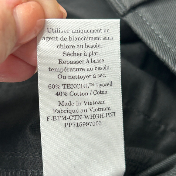 Everlane The Way High Drape Pant Wide Leg Hi-Rise Black Women 4S Inseam 29.5 NWT - Picture 11 of 12